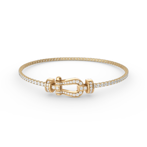 [Resenly Jewelry]FORCE  HORSESHOE  DIAMOND TENNIS BRACELET