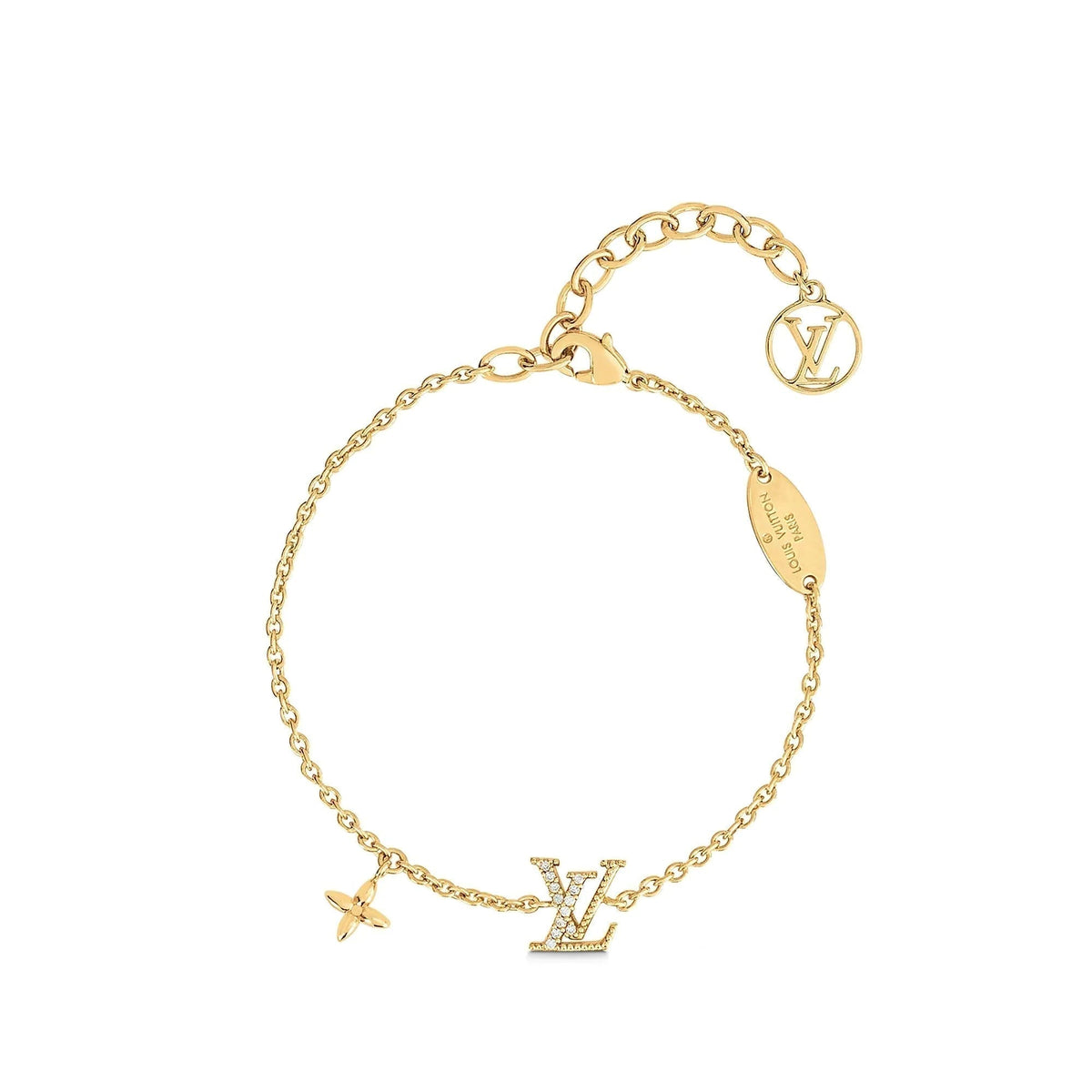 [Resenly Jewelry] ロゴスターモチーフ ゴールドブレスレット