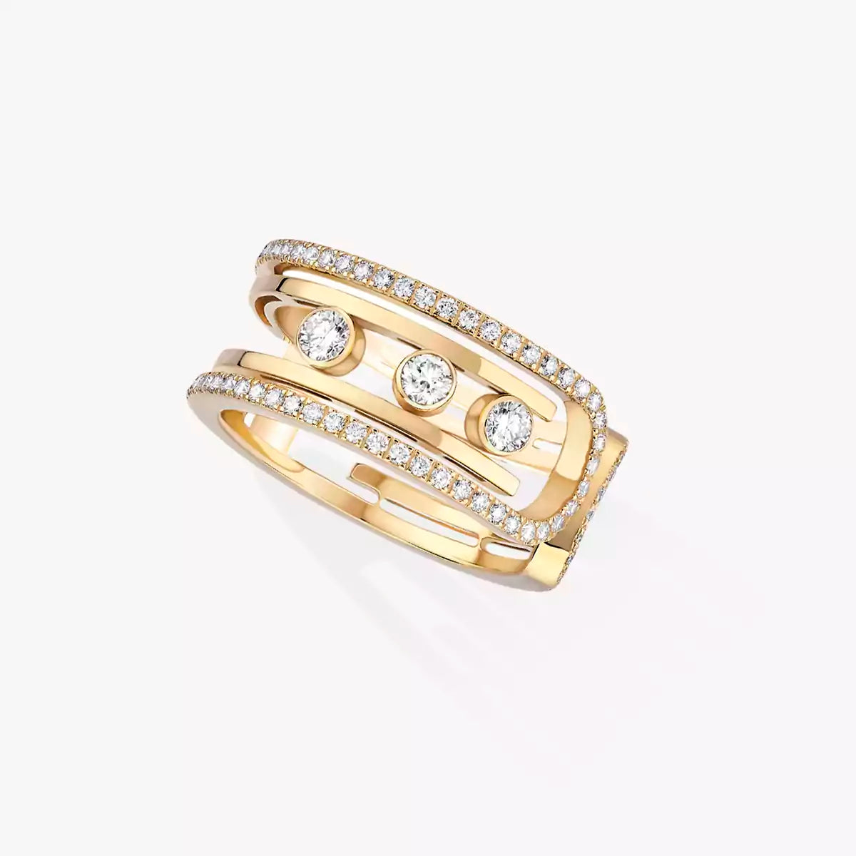 [Resenly Jewelry]Move 10th Diamond Ring in Gold