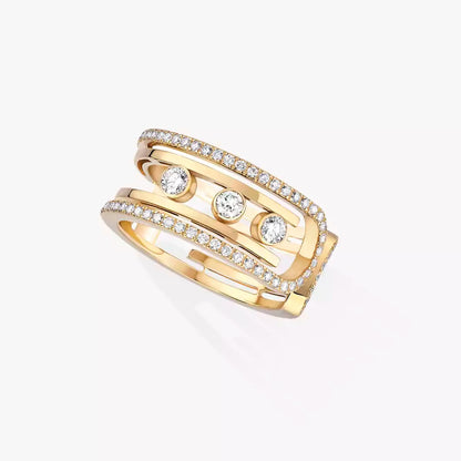 [Resenly Jewelry]Move 10th Diamond Ring in Gold