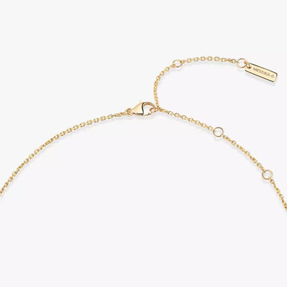 [Resenly Jewelry]Lucky Eye Diamond Necklace in  Gold and Turquoise