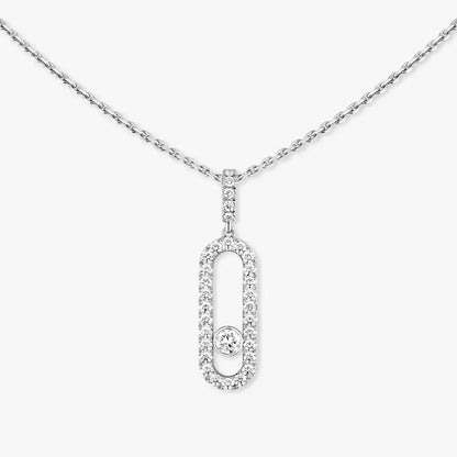 [Resenly Jewelry]Move Uno Diamond Necklace in Rose Gold