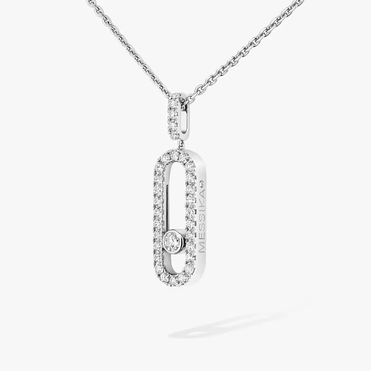 [Resenly Jewelry]Move Uno Diamond Necklace in Rose Gold