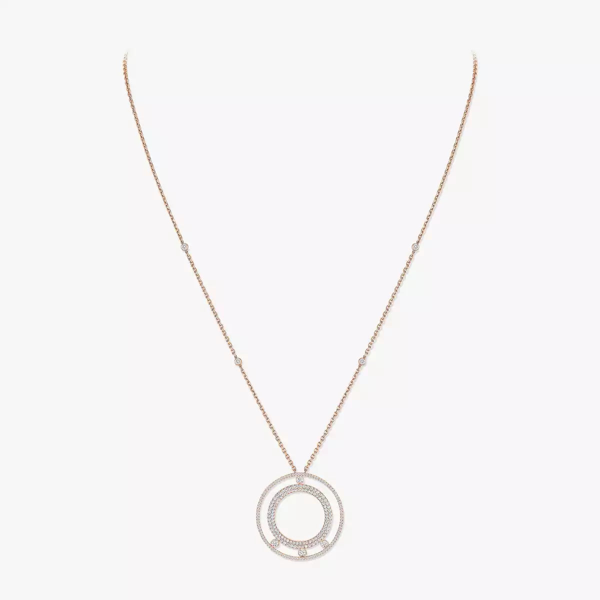 [Resenly Jewelry]Move Romane Long Pave_-Set Diamond Necklace