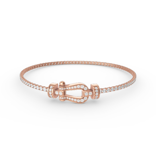 [Resenly Jewelry]FORCE  HORSESHOE  DIAMOND TENNIS BRACELET