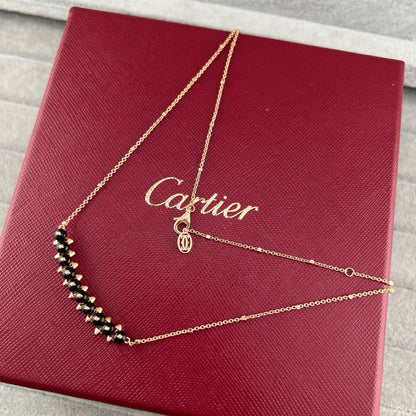 [Resenly Jewelry]NEW STUD COLORED GEM PENDANT NECKLACE