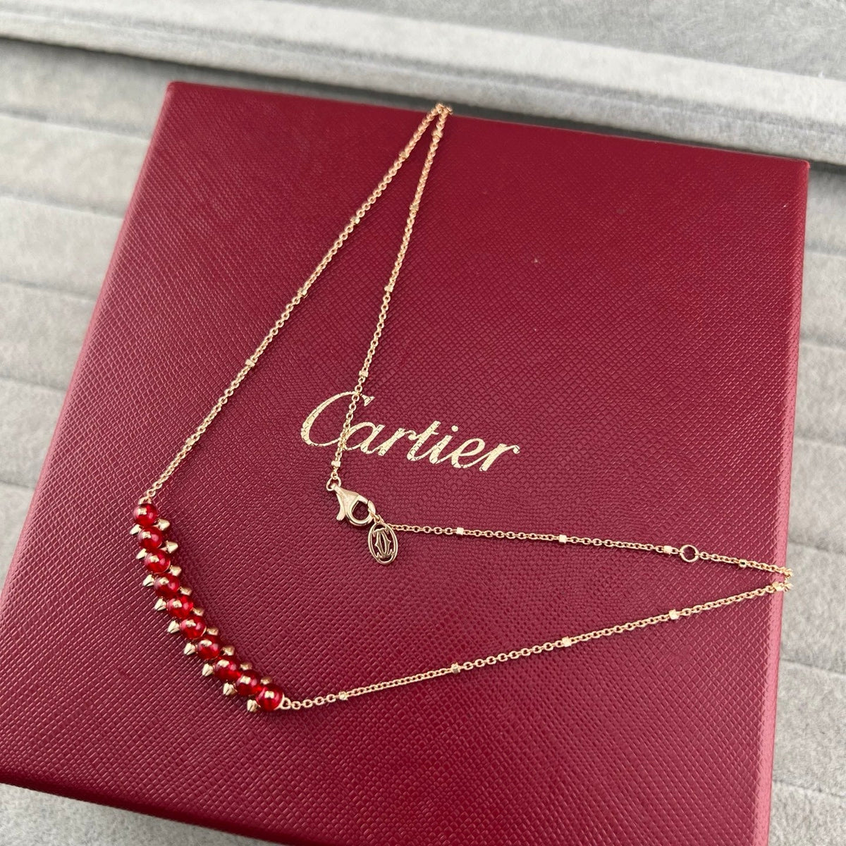 [Resenly Jewelry]NEW STUD COLORED GEM PENDANT NECKLACE