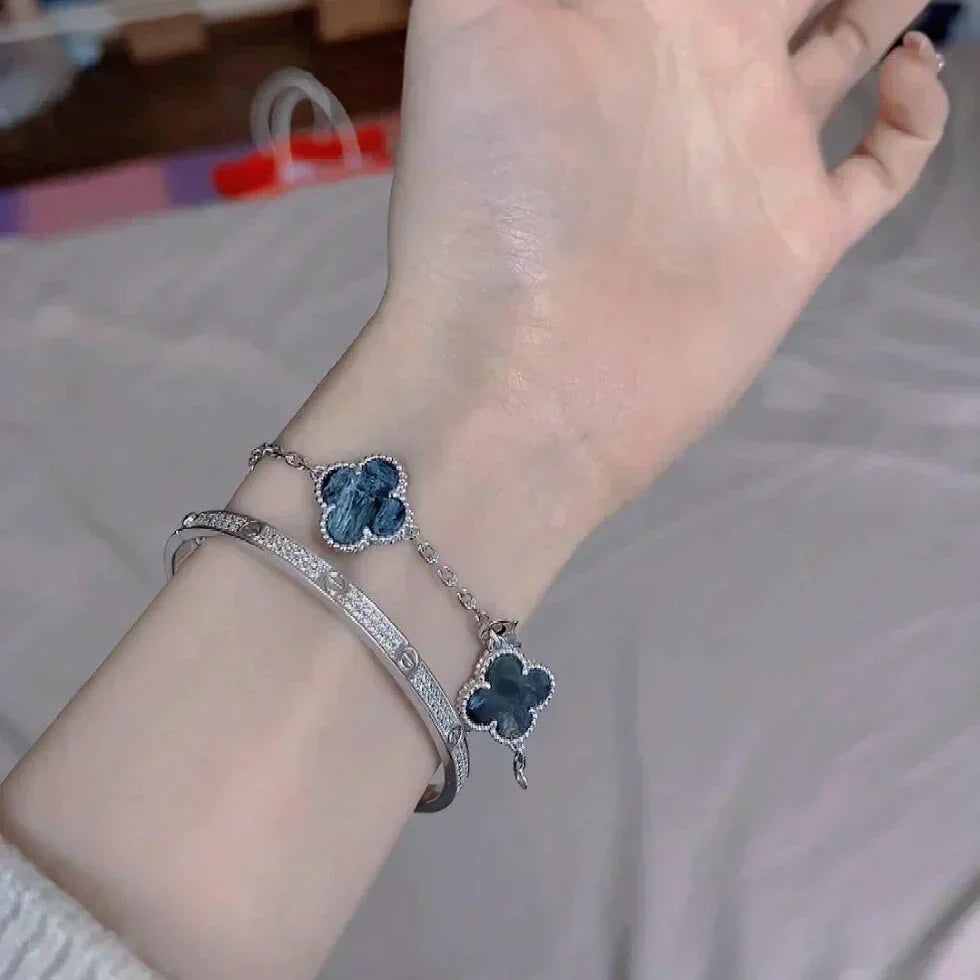 [Resenly Jewelry]CLOVER 5 MOTIF PIETERSITE BRACELET COLLECTION