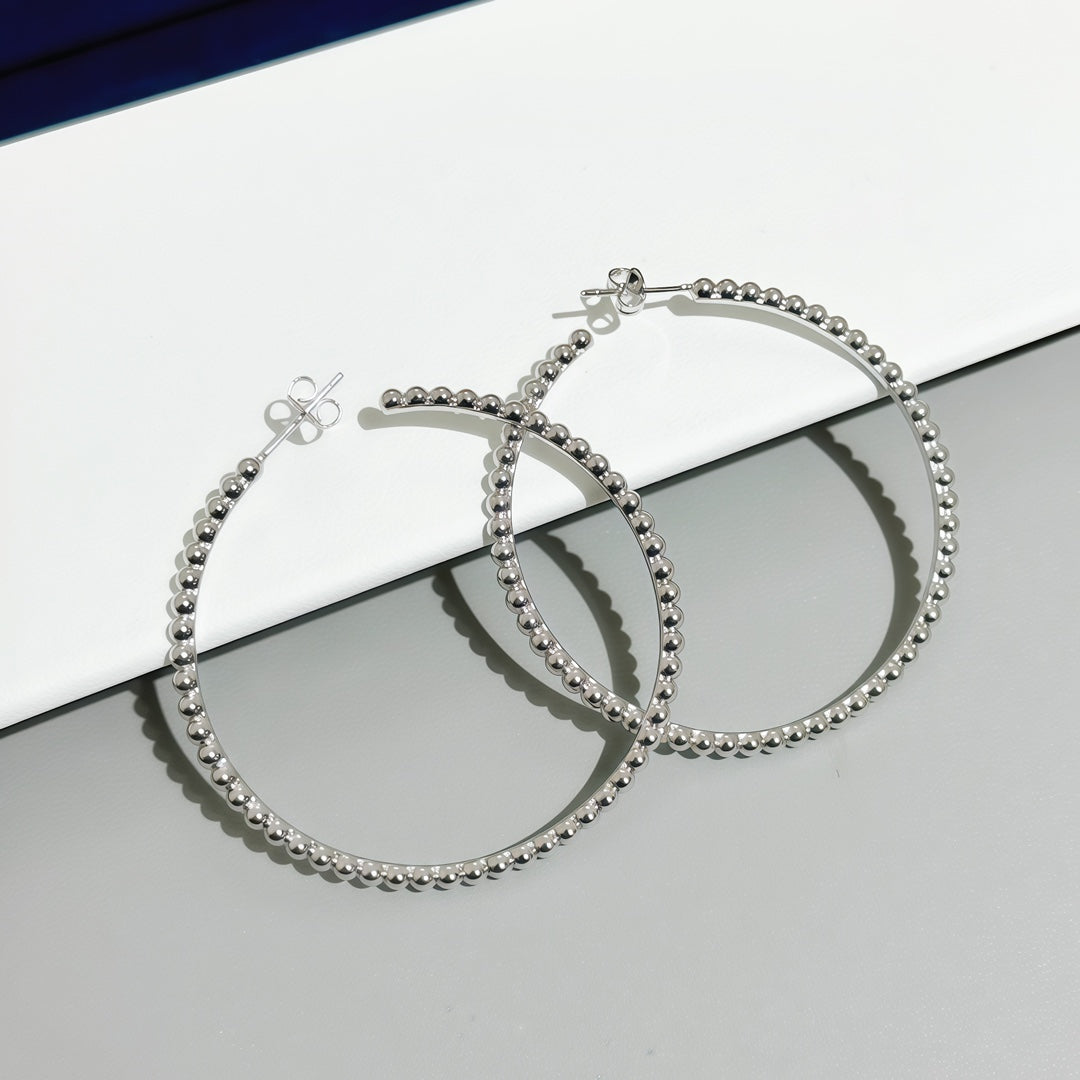 [Resenly Jewelry] SMOOTH BEAD STUD EARRINGS