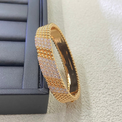 [Resenly Jewelry]  FIVE-ROW DIAMOND BRACELET