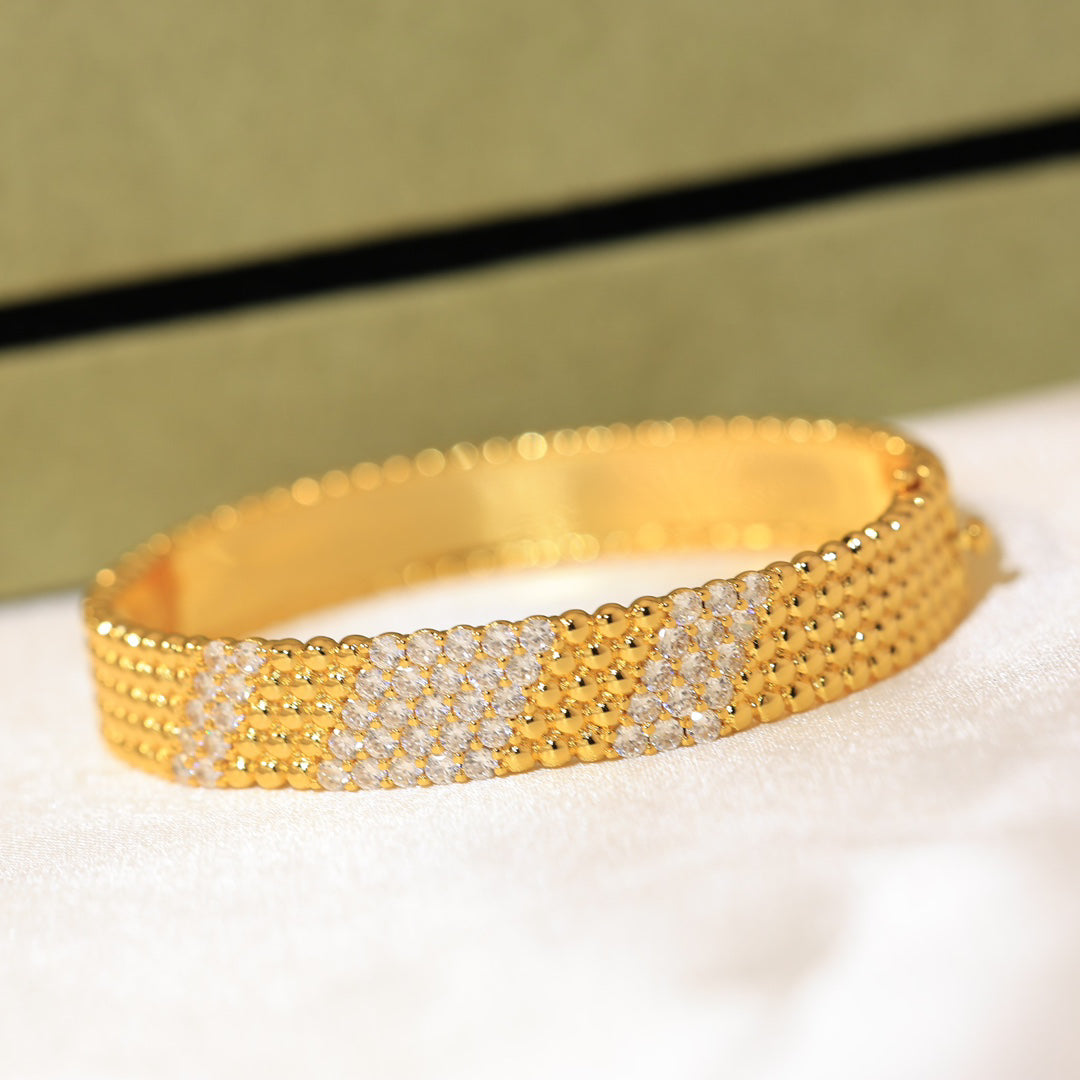 [Resenly Jewelry]  FIVE-ROW DIAMOND BRACELET