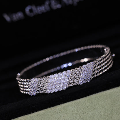 [Resenly Jewelry]  FIVE-ROW DIAMOND BRACELET