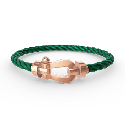 [Resenly Jewelry]FORCE LARGE HORSESHOE NO DIAMOND BRACELET ROSE GOLD