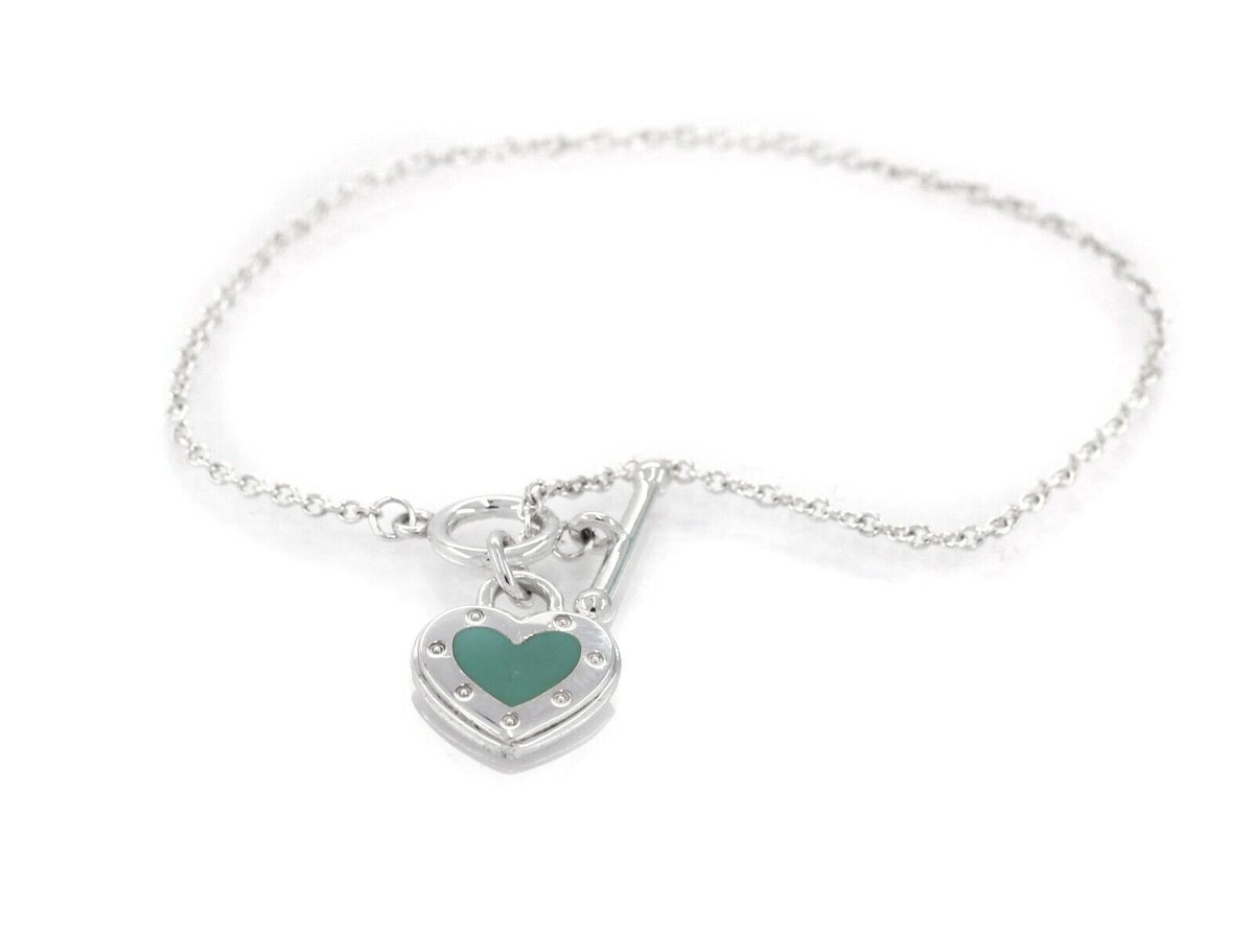 [Resenly Jewelry] ラブハートブルーブレスレット