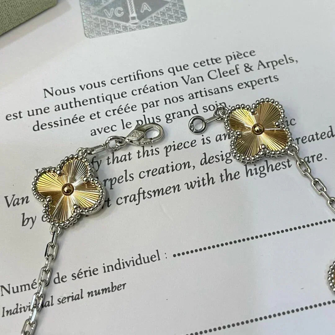 [Resenly Jewelry] CLOVER 5 MOTIF LASER BRACELET COLLECTION