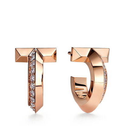 [Resenly Jewelry]T1 フープ ダイヤモンド イヤリング