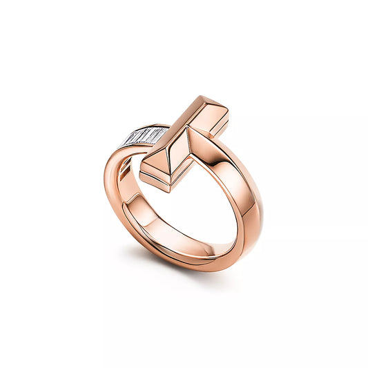 [Resenly Jewelry]T1 WIDE 4.5MM DIAMOND RING