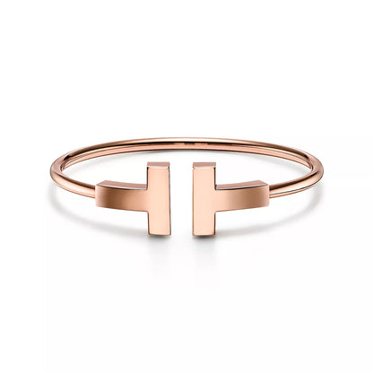 [Resenly Jewelry]T WIDE WIRE BRACELET
