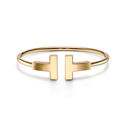 [Resenly Jewelry]T WIDE WIRE BRACELET