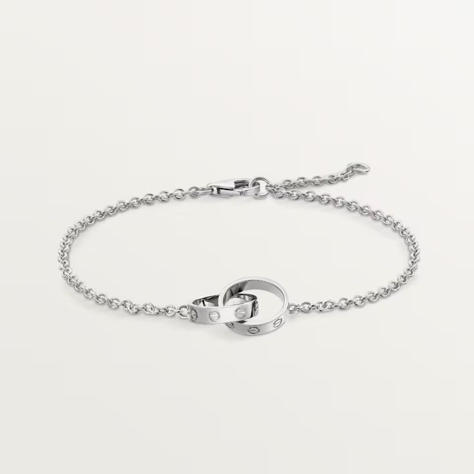 [Resenly Jewelry]LOVE BRACELET DOUBLE RING