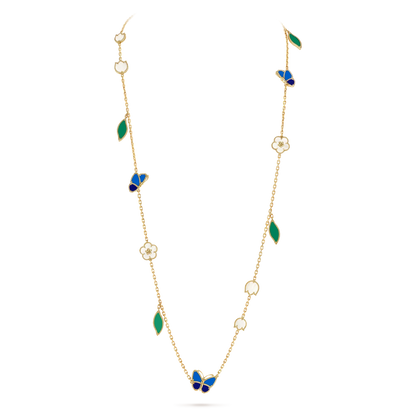 [Resenly Jewelry] 26 新作 クローバー 15モチーフ ラッキーネックレス