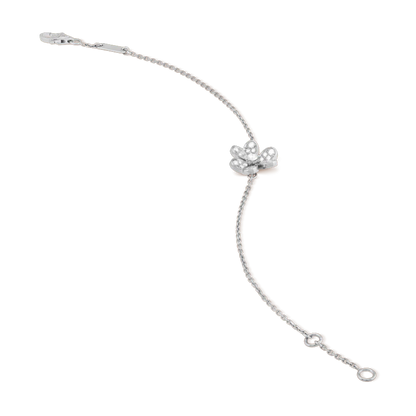 [Resenly Jewelry]フリヴォル シルバー フラワー ダイヤモンド ブレスレット