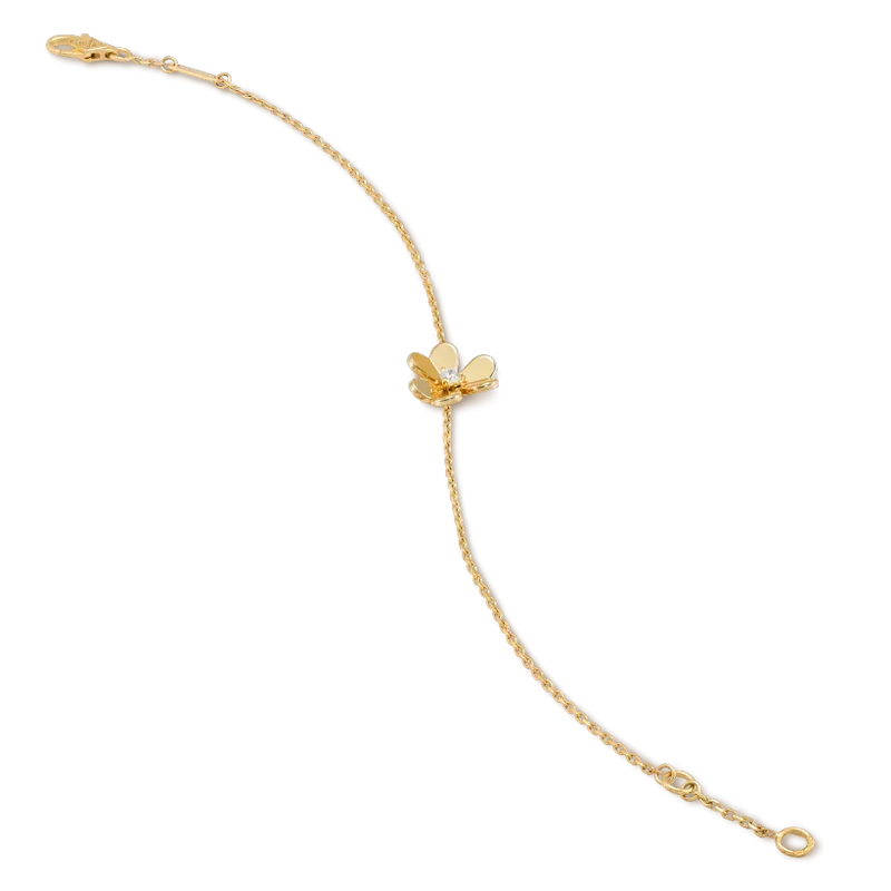 [Resenly Jewelry]FRIVOLE GOLD FLOWER PINK MALACHITE BRACELET