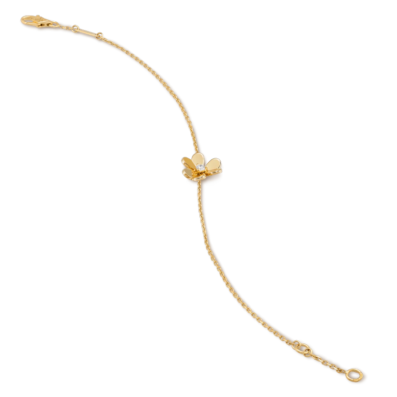 [Resenly Jewelry]FRIVOLE ゴールドフラワーブレスレット