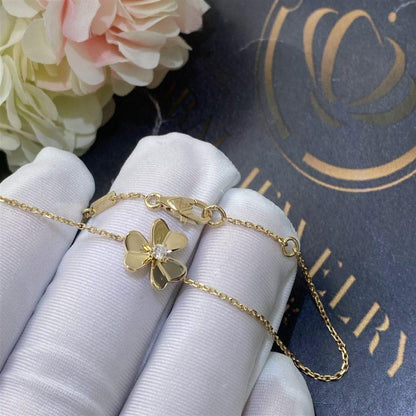 [Resenly Jewelry]FRIVOLE ゴールドフラワーブレスレット
