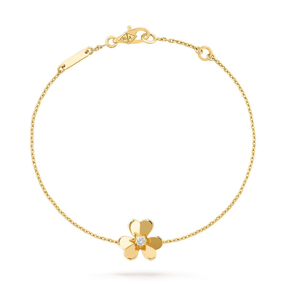 [Resenly Jewelry]FRIVOLE ゴールドフラワーブレスレット