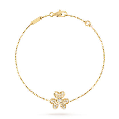 [Resenly Jewelry]FRIVOLE GOLD FLOWER DIAMOND BRACELET