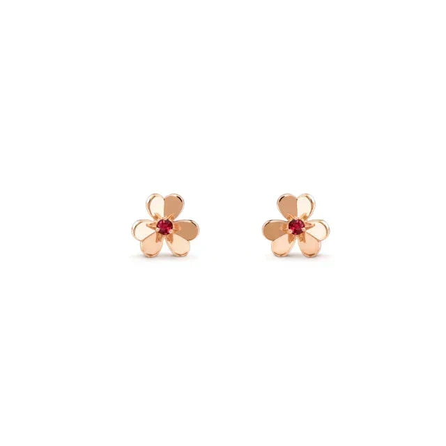 [Resenly Jewelry]FRIVOLE  FLOWER PINK EARRINGS