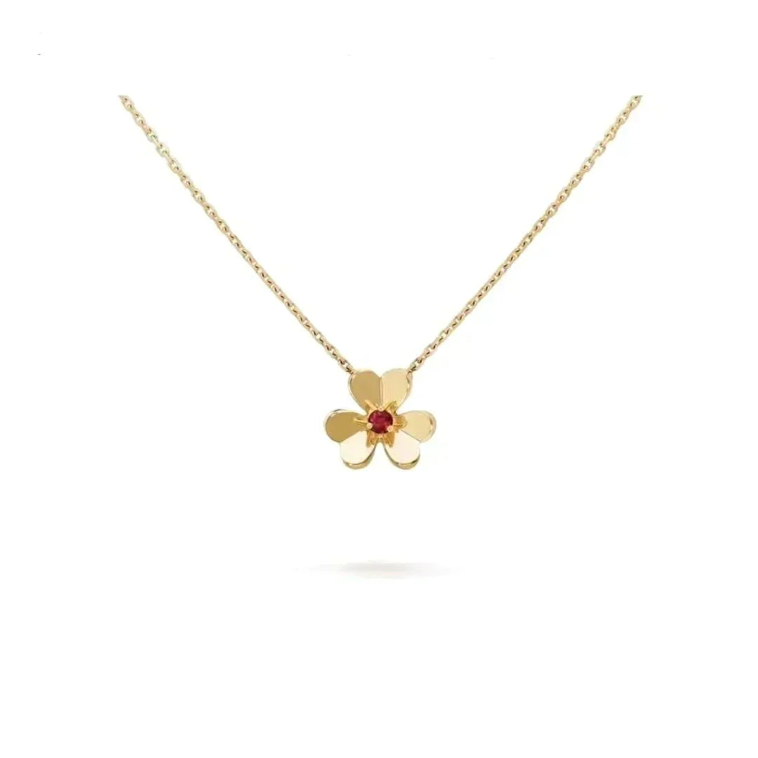 [Resenly Jewelry]FRIVOLE GOLD FLOWER NECKLACE