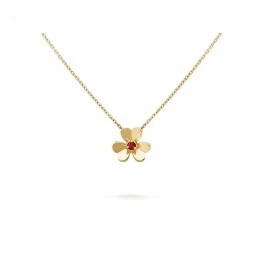 [Resenly Jewelry]FRIVOLE GOLD FLOWER NECKLACE