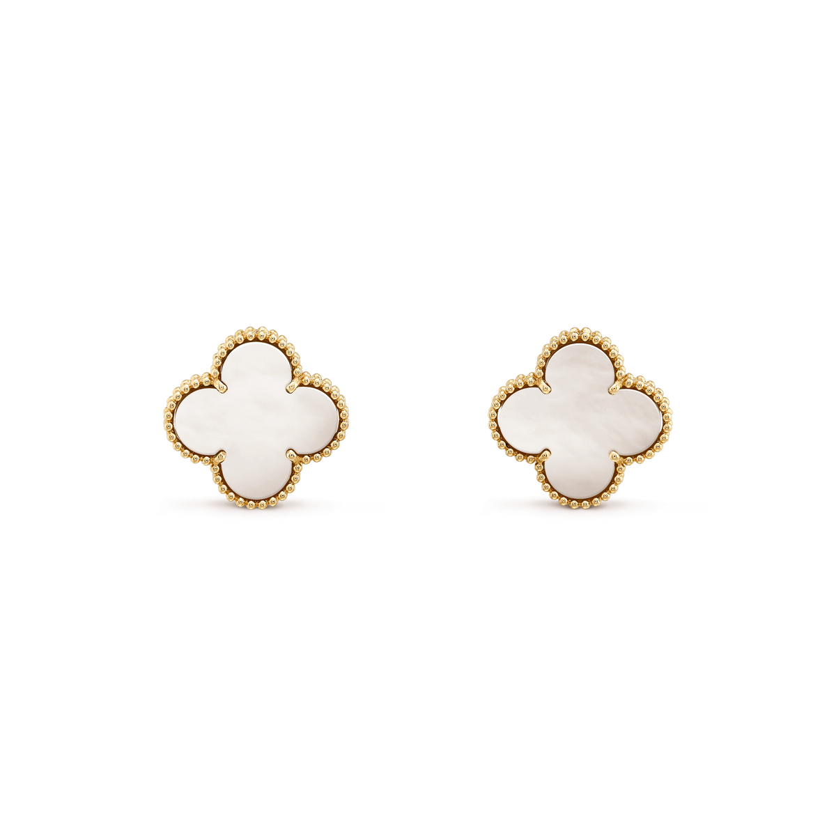 [Resenly Jewelry]クローバーミニゴールドピアス