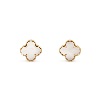 [Resenly Jewelry]クローバーミニゴールドピアス