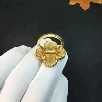 [Resenly Jewelry]CLOVER MALACHITE RING