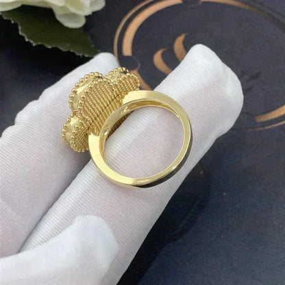[Resenly Jewelry]CLOVER WHITE MOP RING