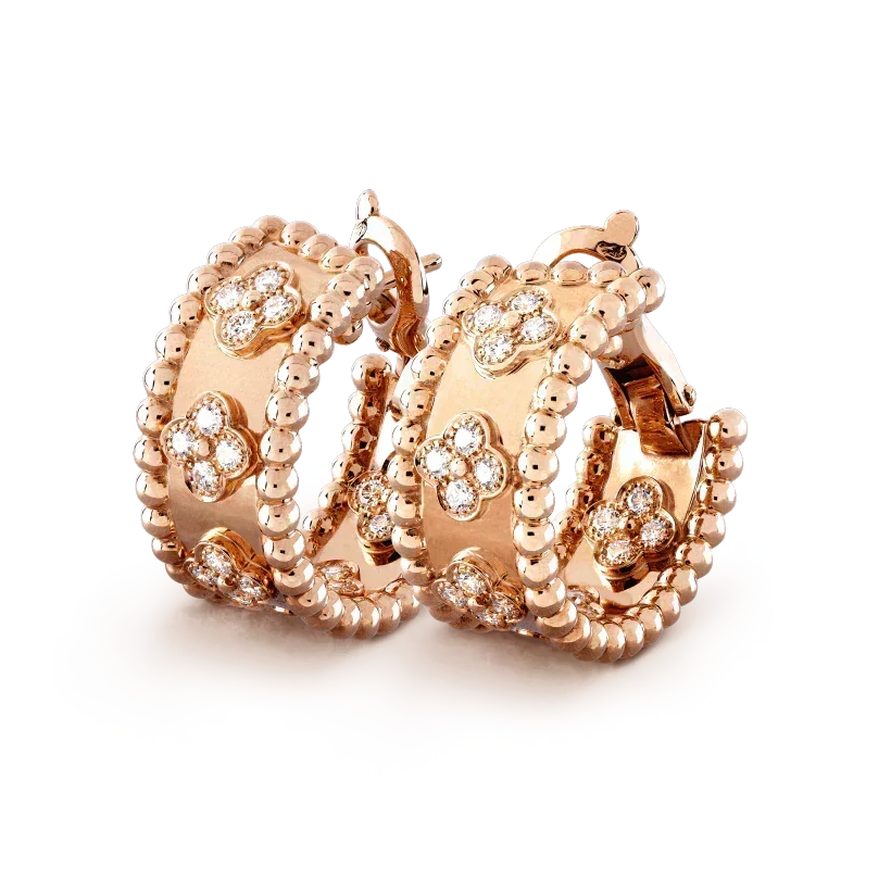 [Resenly Jewelry]ペルレ ダイヤモンド イヤリング