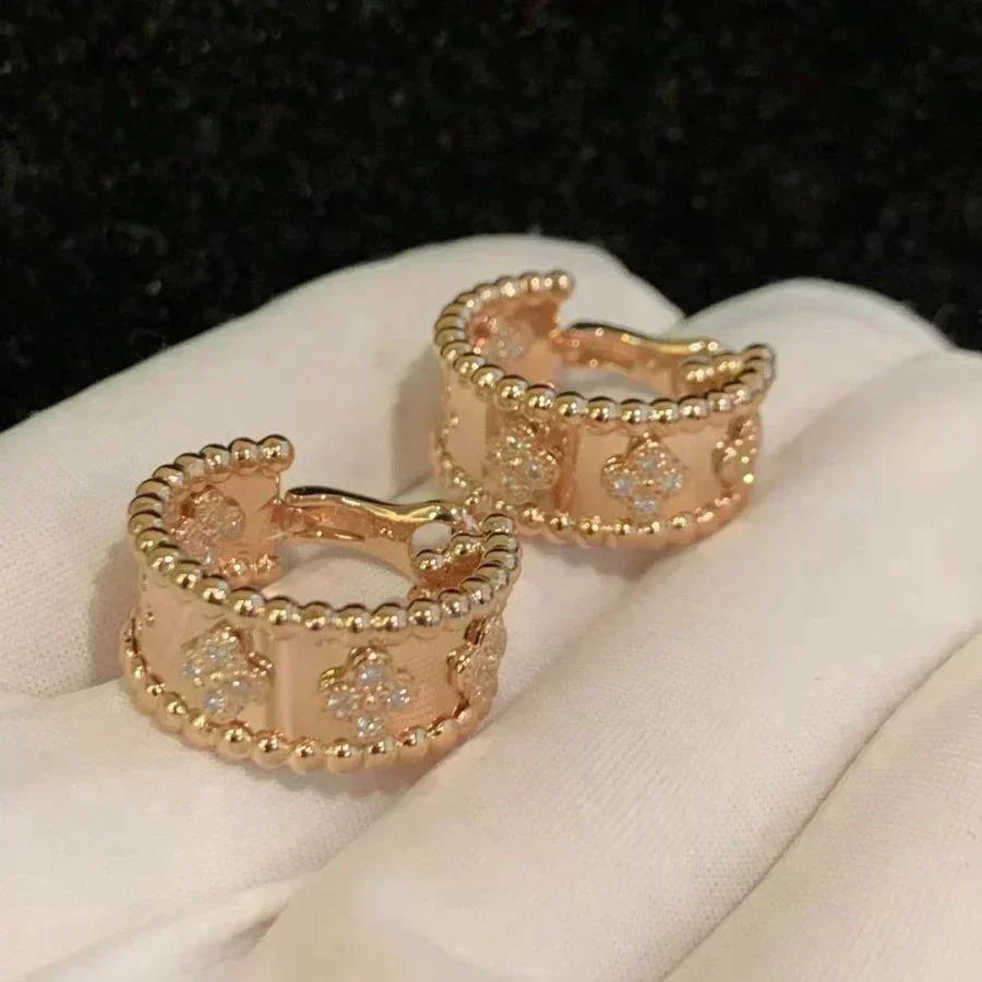 [Resenly Jewelry]ペルレ ダイヤモンド イヤリング