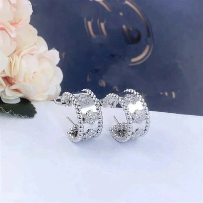 [Resenly Jewelry]ペルレ ダイヤモンド イヤリング