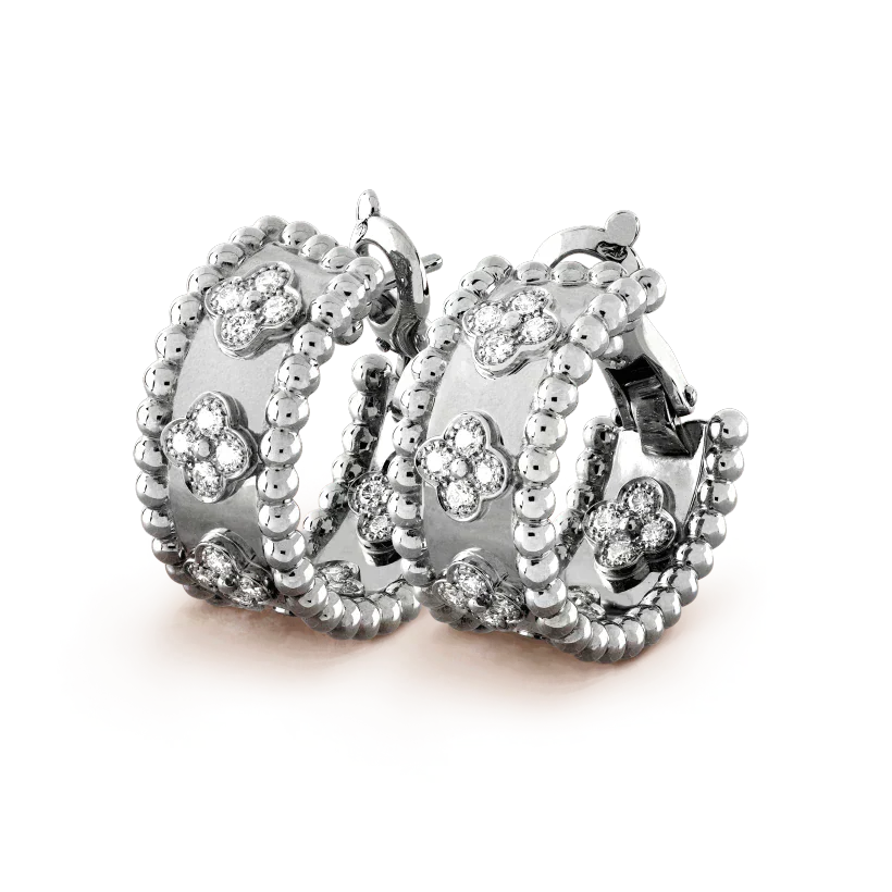 [Resenly Jewelry]ペルレ ダイヤモンド イヤリング