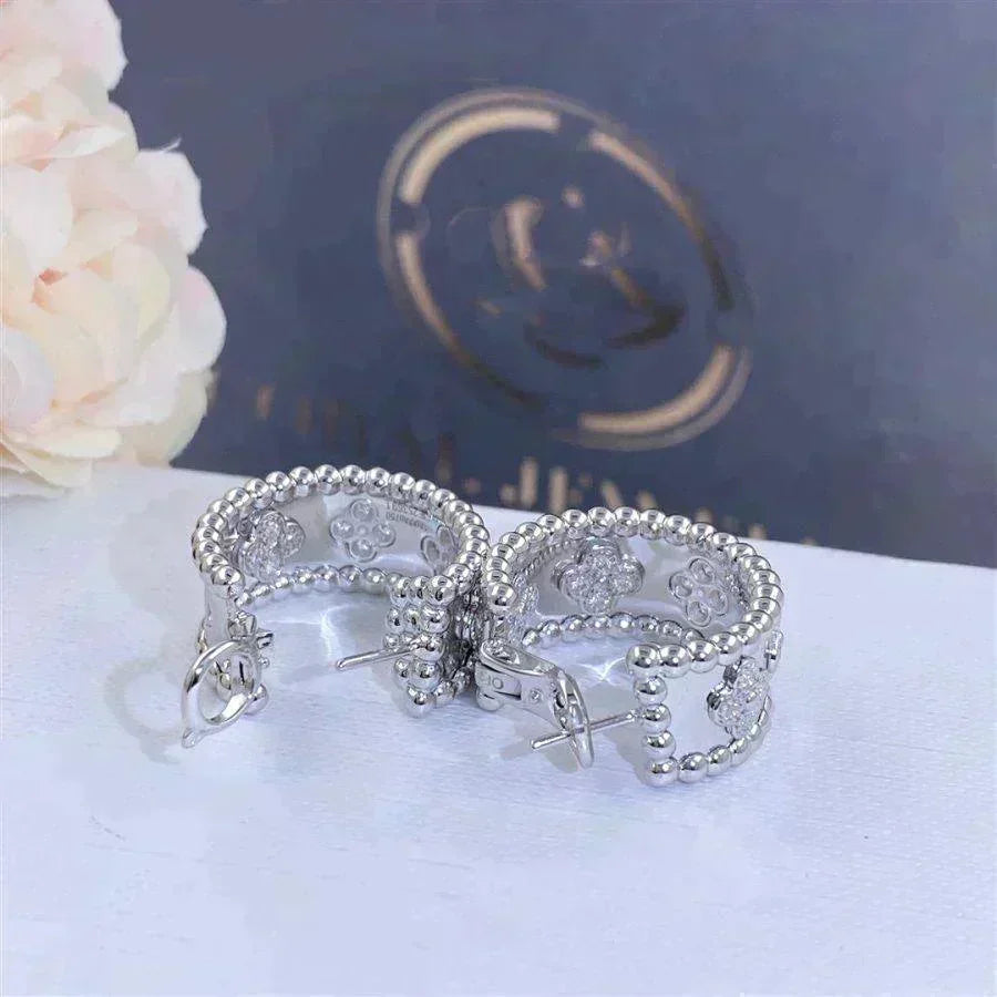 [Resenly Jewelry]ペルレ ダイヤモンド イヤリング