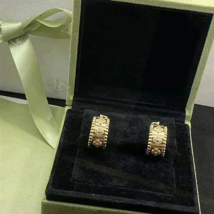 [Resenly Jewelry]ペルレ ダイヤモンド イヤリング