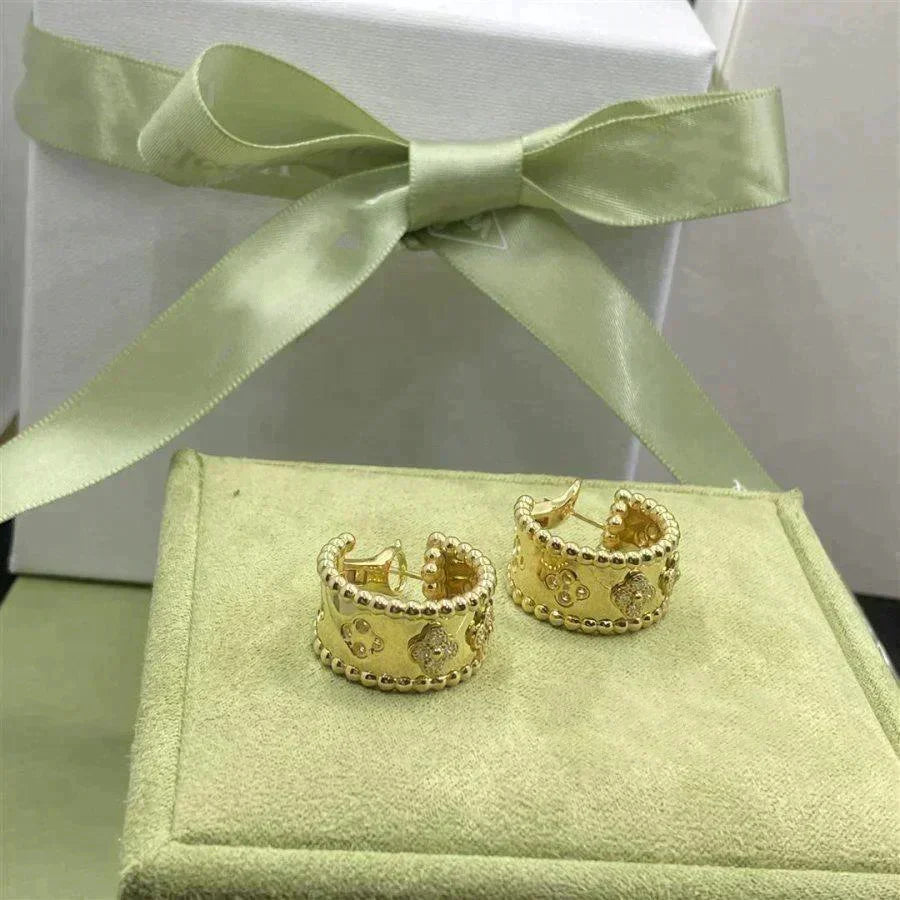 [Resenly Jewelry]ペルレ ダイヤモンド イヤリング