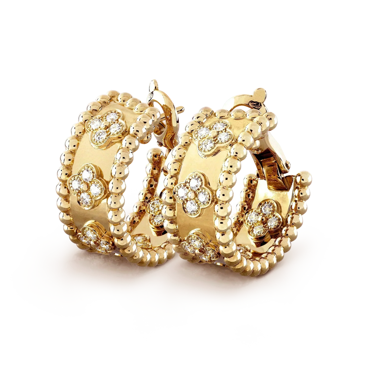 [Resenly Jewelry]ペルレ ダイヤモンド イヤリング