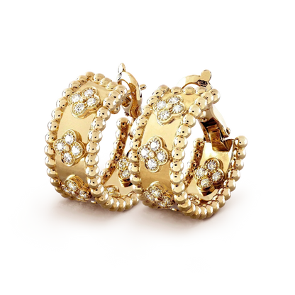 [Resenly Jewelry]ペルレ ダイヤモンド イヤリング