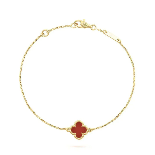 {
  "Resenly Jewelry": "Resenly Jewelry",
  "CLOVER  CARNELIAN SINGLE FLOWER BRACELET": "クローバー カーネリアン シングルフラワー ブレスレット"
}