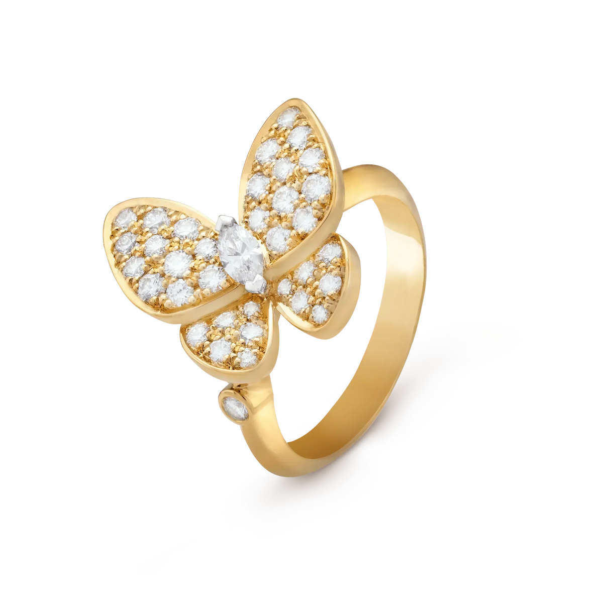 [Resenly Jewelry]バタフライ ダイヤモンドリング
