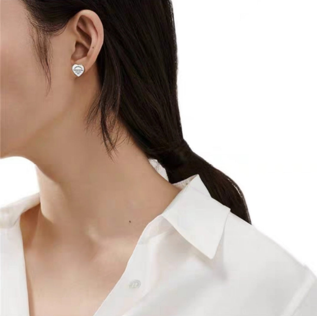 [Resenly Jewelry]RETURN TO TIF LOVE SILVER EARRINGS